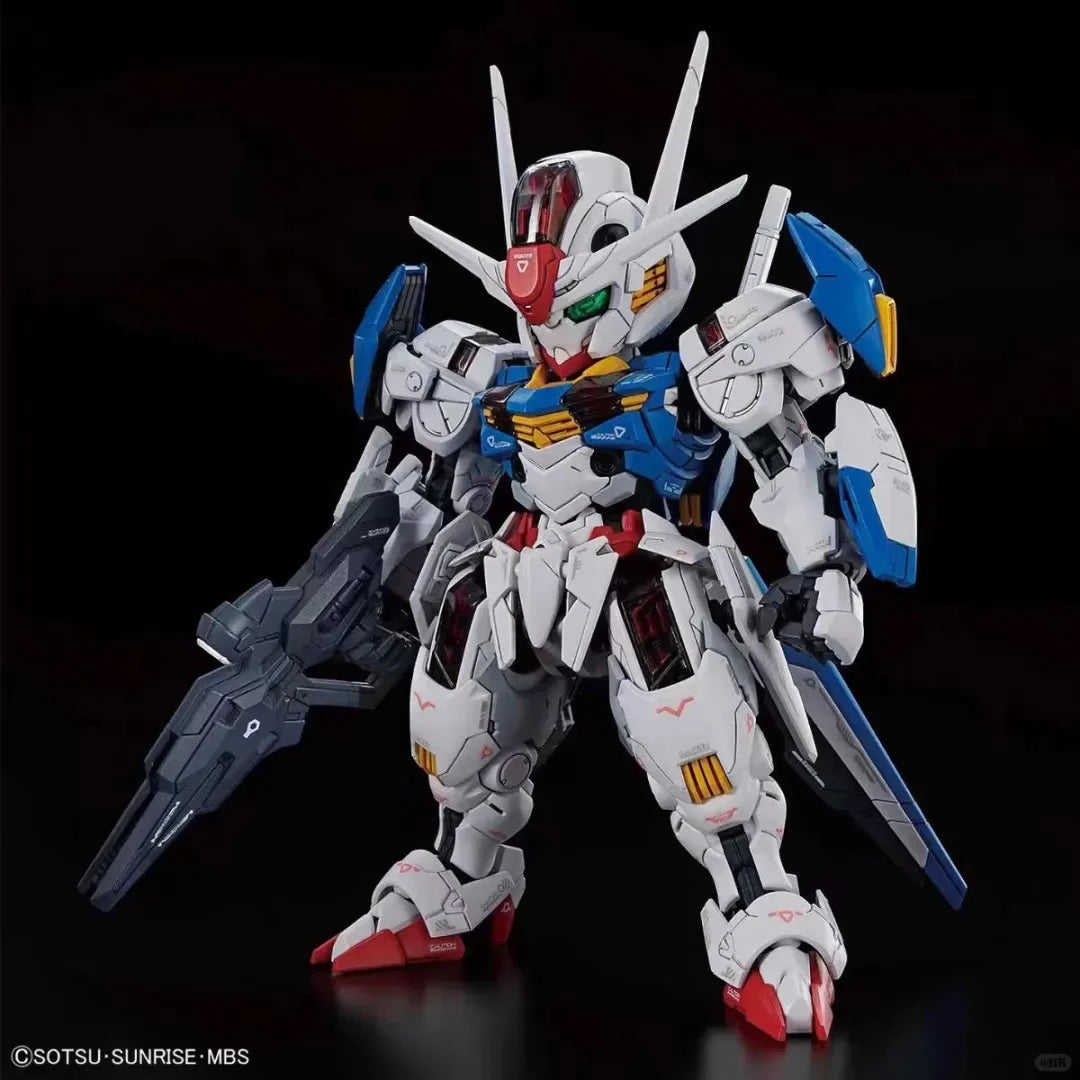 SUPA MGSD Aerial SD Q Version Action Figure Mecha Warrior Model Kit Detail Detachable Parts Assembly Collectible Figure Toy Gift